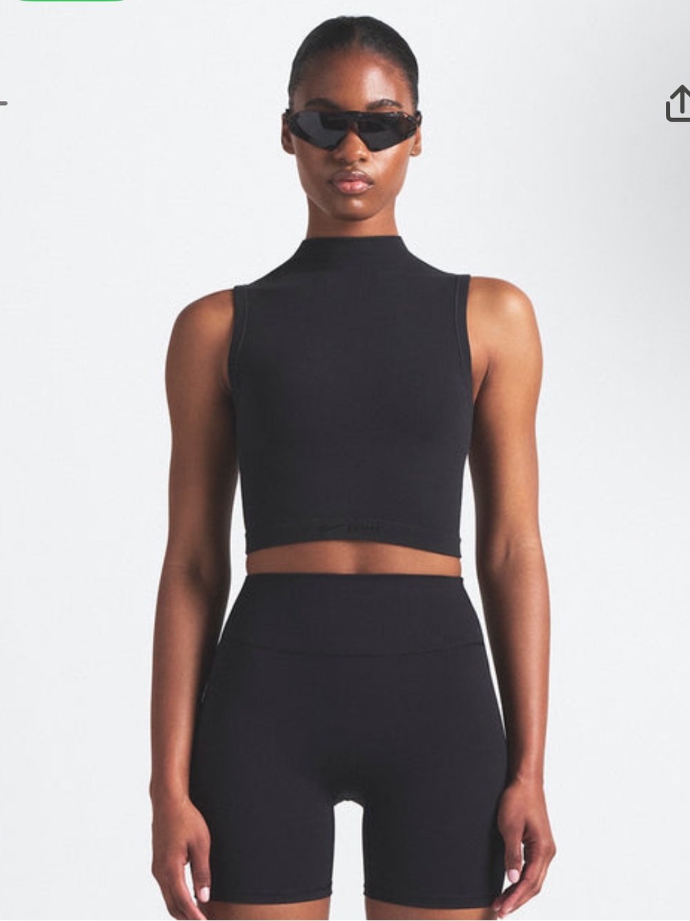 NWT NikeSKIMS Vintage Seamless Mockneck Bra Top